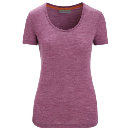 Dámske funkčné tričko Icebreaker Women Sphere II SS Scoop Tee fialová Go Berry Heather