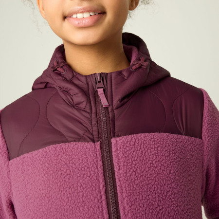 Detská mikina Regatta Myla Hybrid Jacket Fig/Violet