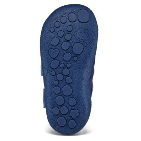 Detské zimné topánky Affenzahn Prewalker Midboot Vegan Snuggy Elephant