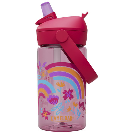Fľaša Camelbak Thrive Flip Straw Kids 0,4l ružová Rainbow Floral