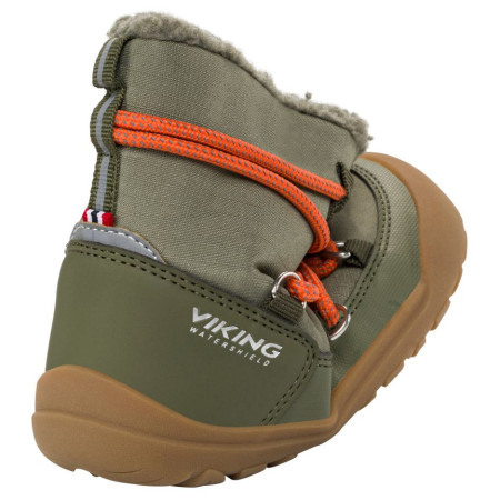 Detské zimné topánky Viking Outdoor Footwear Birch Barefoot Warm WP Pull-on Olive