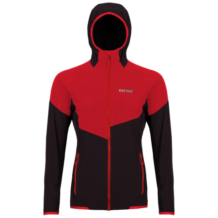 Dámska bunda High Point Versa 2.0 Lady Hoody Jacket čierna/červená Black/Red