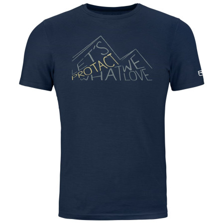 Pánske tričko Ortovox 185 Merino Protact Ts M modrá