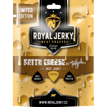 Sušené mäso Royal Jerky Beef Fatty Cheese 22g