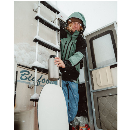 Nerezová fľaša Klean Kanteen Wide w/Wide Loop Cap - brushed stainless 1900 ml