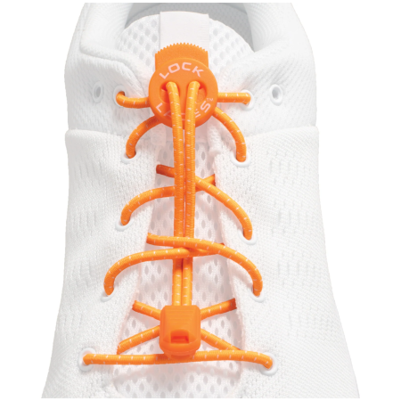 Šnúrky do topánok Lock Laces Original oranžová Orange
