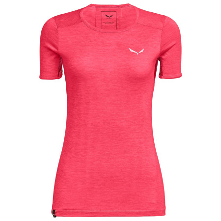 Dámske triko Salewa Puez Graphic 2 DRY W S/S Tee - rouge red melange