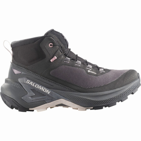 Dámske topánky Salomon Genesis Mid Gtx W čierna Black / Dawn Pink / Lilac Ash