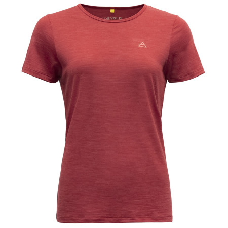 Dámske funkčné tričko Devold Valldal Merino 130 Tee Wmn červená Beauty