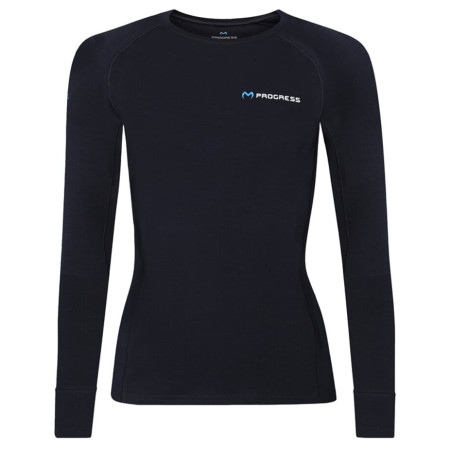 Dámske funkčné tričko Progress MT TDRZ 250 čierna/modrá černo-modrá
