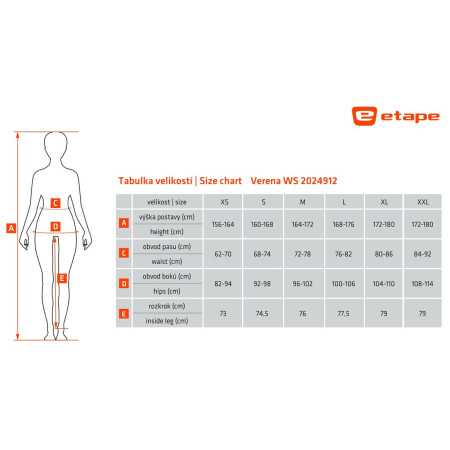 Dámske nohavice Etape Verena WS