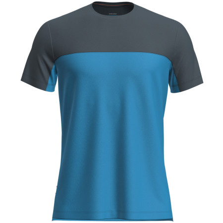 Pánske funkčné tričko Icebreaker Men Merino 125 Cool-Lite™ Sphere III SS Tee Colour Block tyrkysová/modrá Arctic/Abyss/Cb