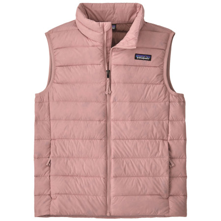 Detská vesta Patagonia K's Down Sweater Vest - Fuzzy Mauve ružová Fuzzy Mauve