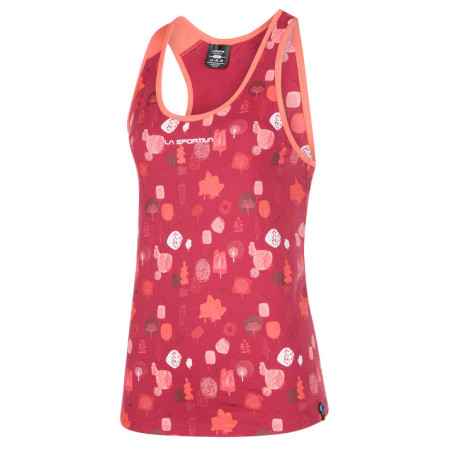 Dámske tielko La Sportiva Botanic Tank W červená Velvet/Flamingo