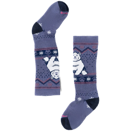 Ponožky Smartwool Kids' Wintersport Full Cushion Polar Bear modrá