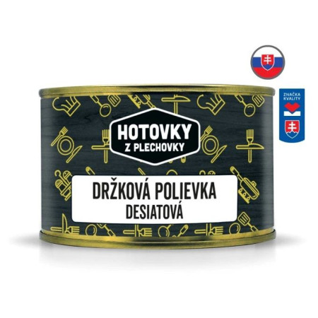 Polievka Hotovky z plechovky Držková polievka desiatová 400ml