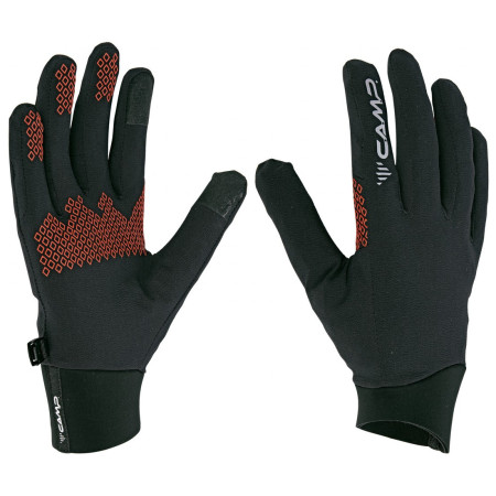 Rukavice Camp G Air Light čierna/oranžová Black / Dark Orange