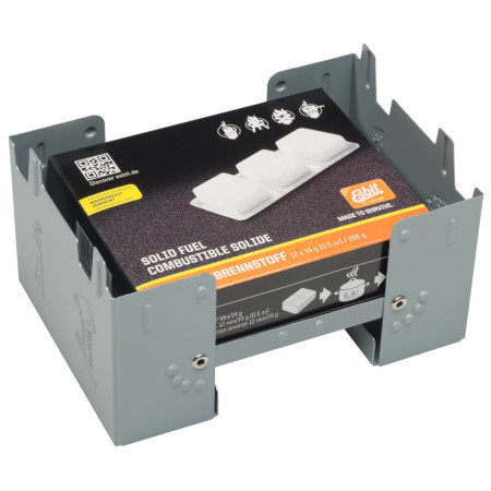 Liehový varič Esbit Pocket Stove 12 x 14 g strieborná silver