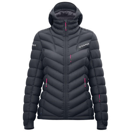 Dámska páperová bunda Camp Nivix Jacket W čierna Black / Asphalt grey