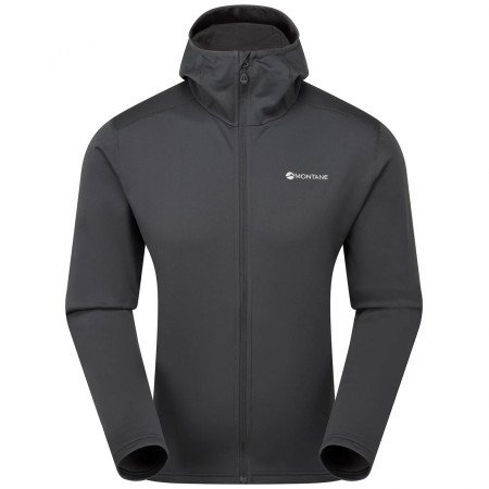Pánska funkčná mikina Montane Fury Lite Hoodie sivá MIDNIGHT GREY