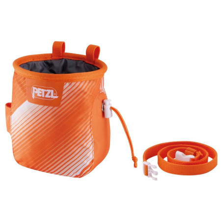 Vrecko na magnézium Petzl Saka oranžová Orange White