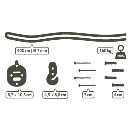 Uchytenie sedačky La Siesta TreeMount