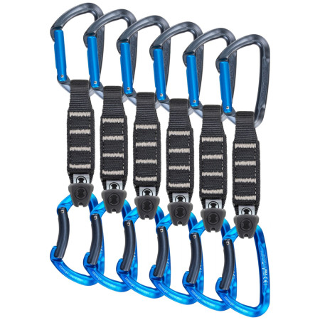 Expresky Skylotec Lime Set Nylon PRO - 6 PACK sivá/modrá Anthracite/Electricblue