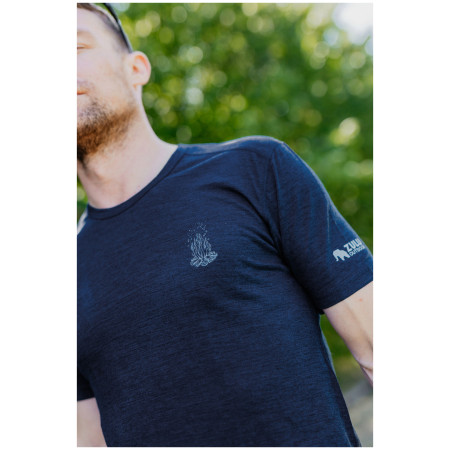 Pánske tričko Zulu Merino Fire 160 Short Comfy