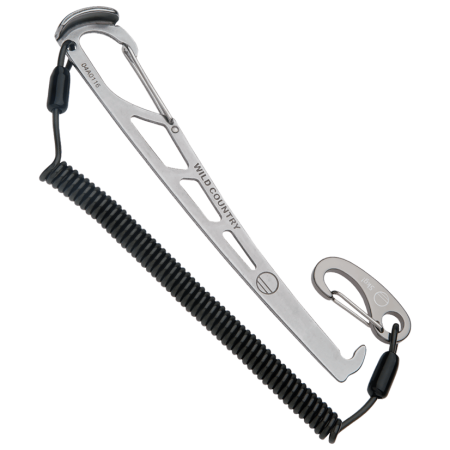 Vyťahovač vklínencov Wild Country Pro Key With Leash strieborná