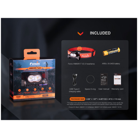 Čelovka Fenix HM65R-T V2.0