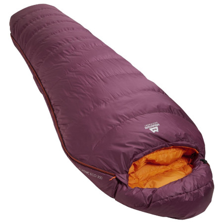 Dámsky spacák Mountain Equipment Classic Eco 300 Wmns Long fialová Me-01730 Raisin