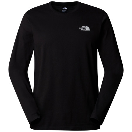 Pánske tričko The North Face M L/S Simple Dome Tee čierna TNF BLACK