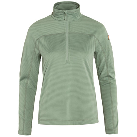 Dámska mikina Fjällräven Abisko Lite Fleece Half Zip W svetlo zelená