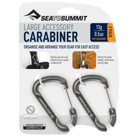 Sada karabín Sea to Summit Accessory Carabiner Large Set 2pcs