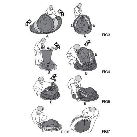 Samorozkladací stan Cattara Bovec 2