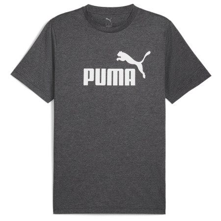 Pánske tričko Puma Ess No. 1 Logo Heather Tee čierna PUMA Black