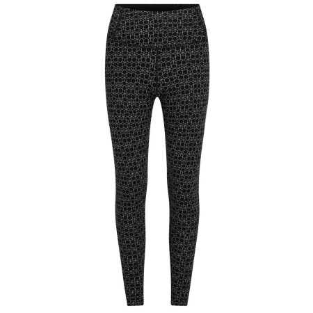 Dámske funkčné spodky Icebreaker Women M 260 Tech Vrtx H R Leg AlpGeo čierna/biela Black/Snow/J