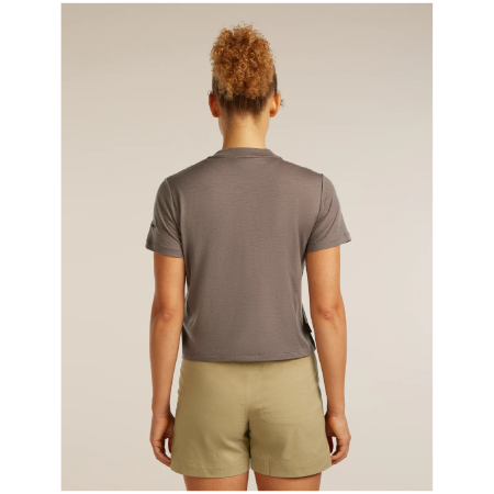 Dámske tričko Icebreaker Merino 150 Tech Lite SS Crop Tee Seed Story