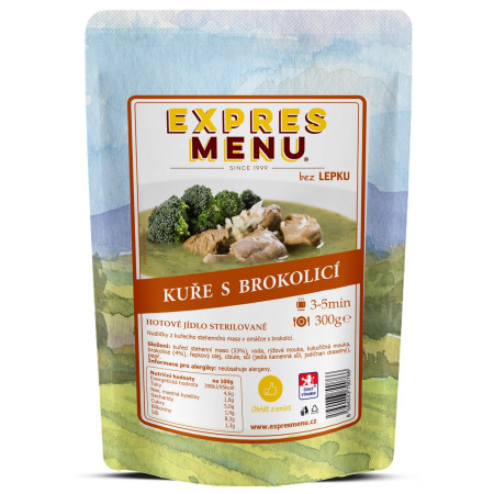 Jedlo Expres menu Kurča s brokolicou 300 g