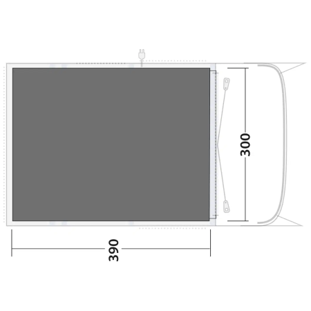 Podložka pod stan Outwell Footprint Flagstaff / Nashville / Monterey 5 Air