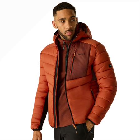 Pánska hybridná bunda Regatta Hooded Leedre Hybrid