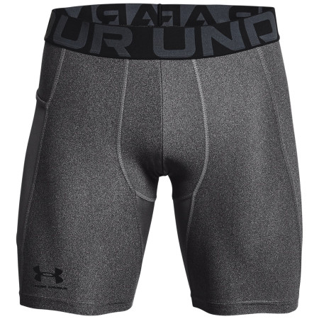 Pánske funkčné boxerky Under Armour HG Armour Shorts sivá Carbon Heather / / Black