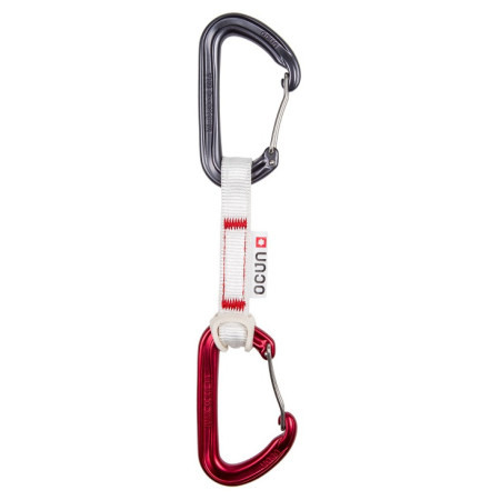 Sada expresiek Ocún HAWK QD WIRE BIO-DYN-RING 15 mm 10 cm 6-pack červená