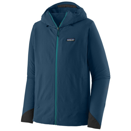 Pánska softshellová bunda Patagonia R1 TechFace Hoody tmavě modrá