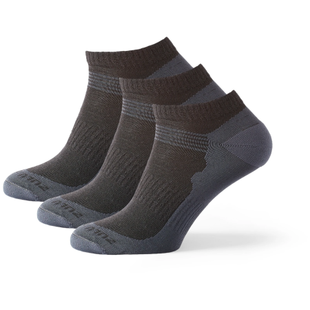 Ponožky Zulu Merino Summer 3-pack čierna black