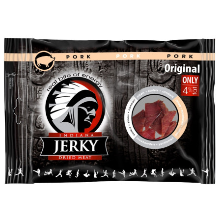 Sušené mäso Indiana Jerky Bravčové 100g