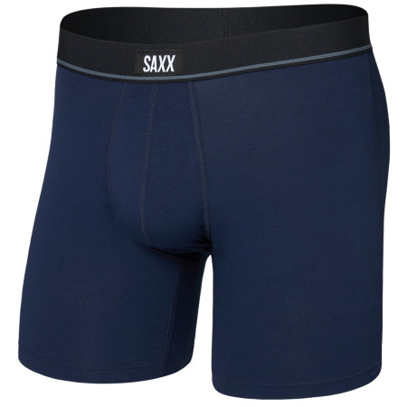 Pánske boxerky Saxx Essential Cotton Boxer Brief Fly modrá maritime