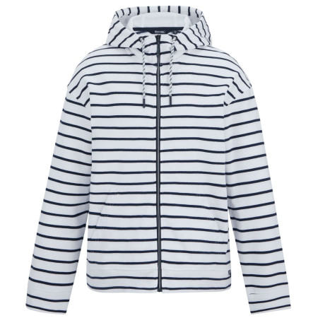 Dámska mikina Regatta Bayletta Hoody biela/modrá Wht/NvyStrpe