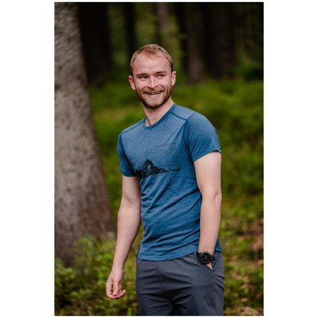 Pánske tričko MOOA Merino Lyolite Highlander 150 Short