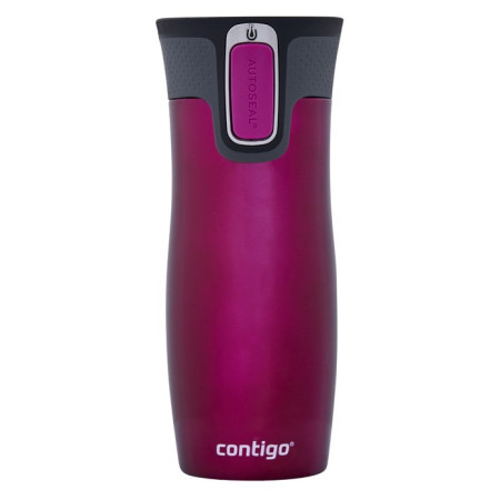 Termohrnček Contigo West Loop 470ml ružová/čierna raspberry